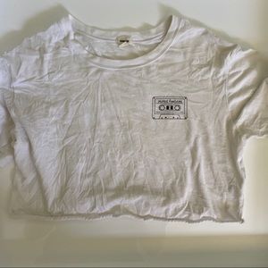 GARAGE WHITE CROP TOP